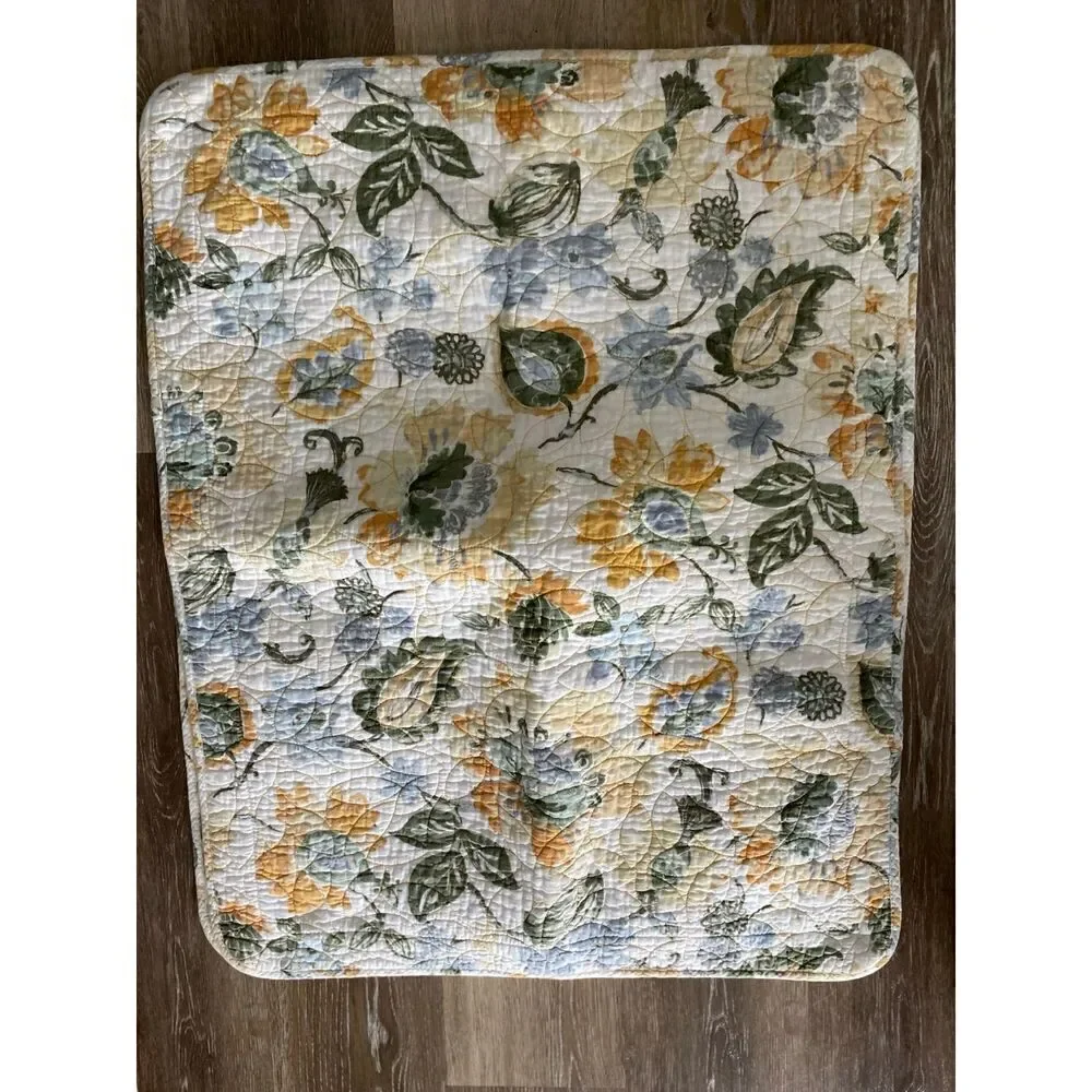 Raymond Waites Quilted Botanical 20x26” Bed Pillow Shams